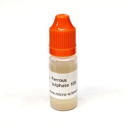 Ferrous sulphate (10%) in distilled water - 10mL