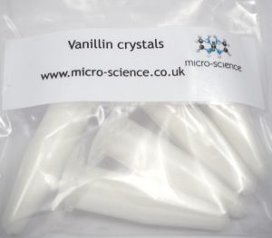 Vanillin crystals