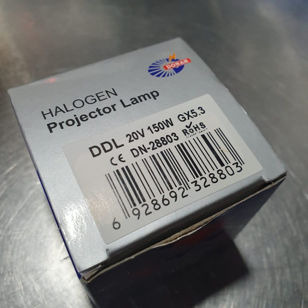 Ampoule Halogène Pour Projecteur - Donar EXR 82V 300W - Culot GX5.3 - Référence DN-28551