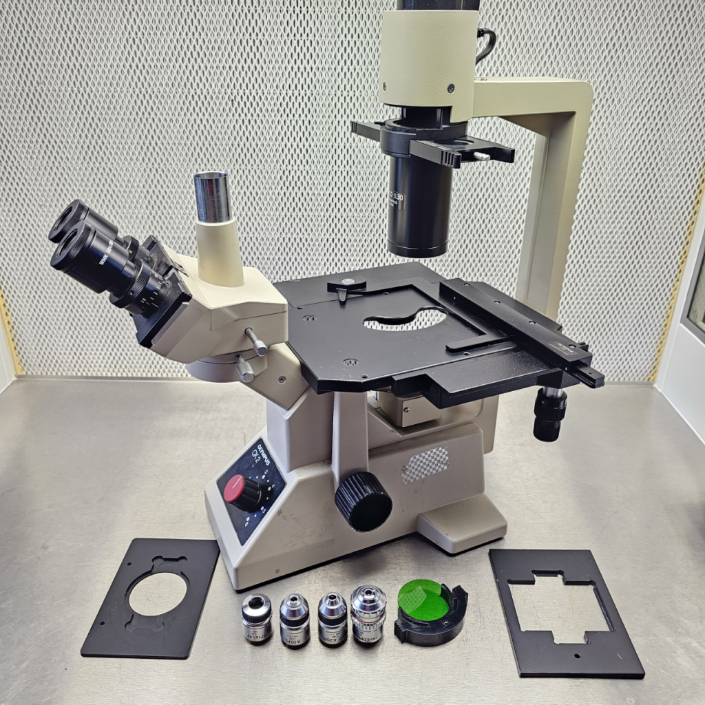 Olympus CK2 phase contrast microscope