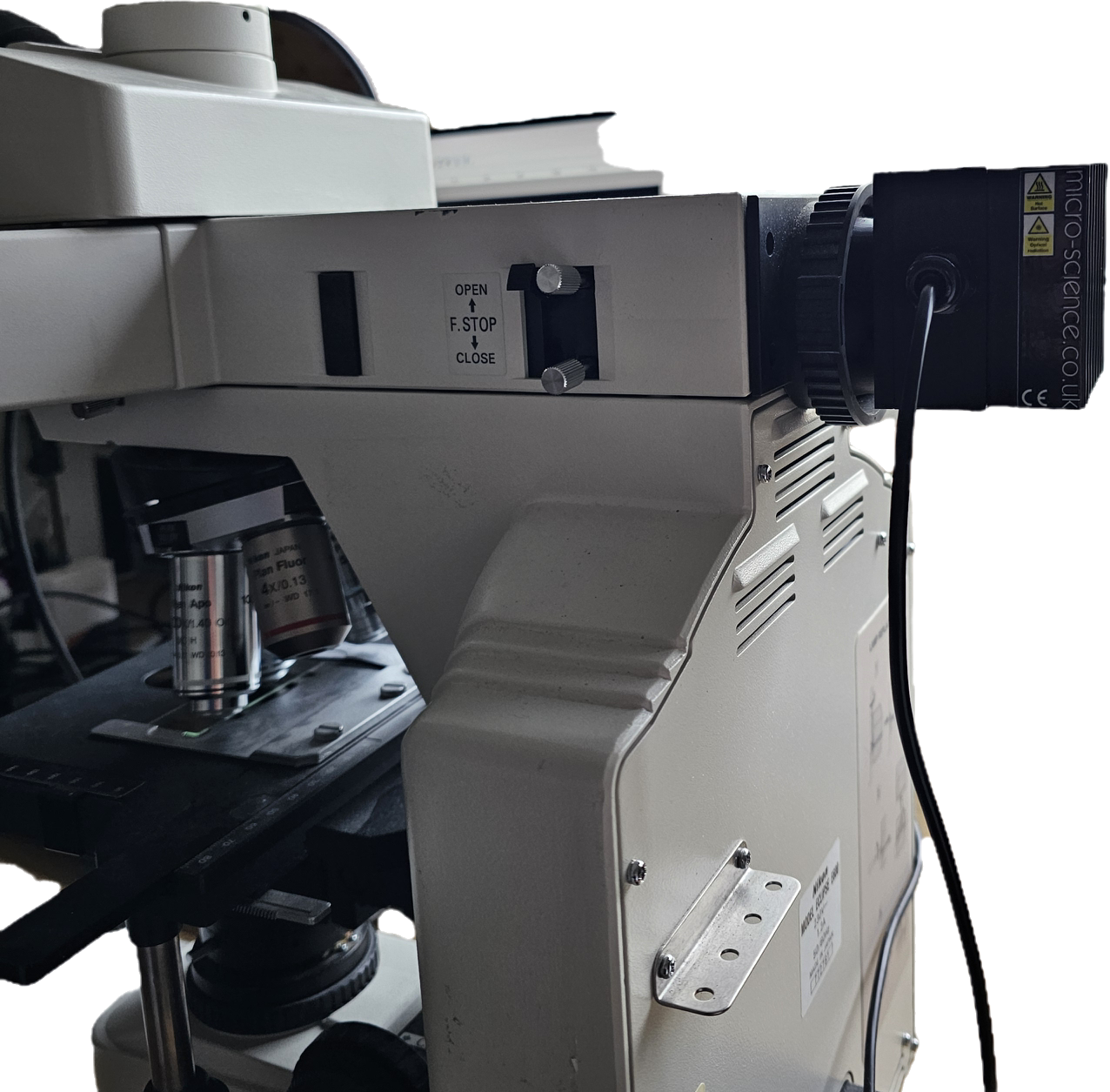 LED upgrade kit for Nikon E600 and E800 microscopes - Fluorescence fitting - Image 3